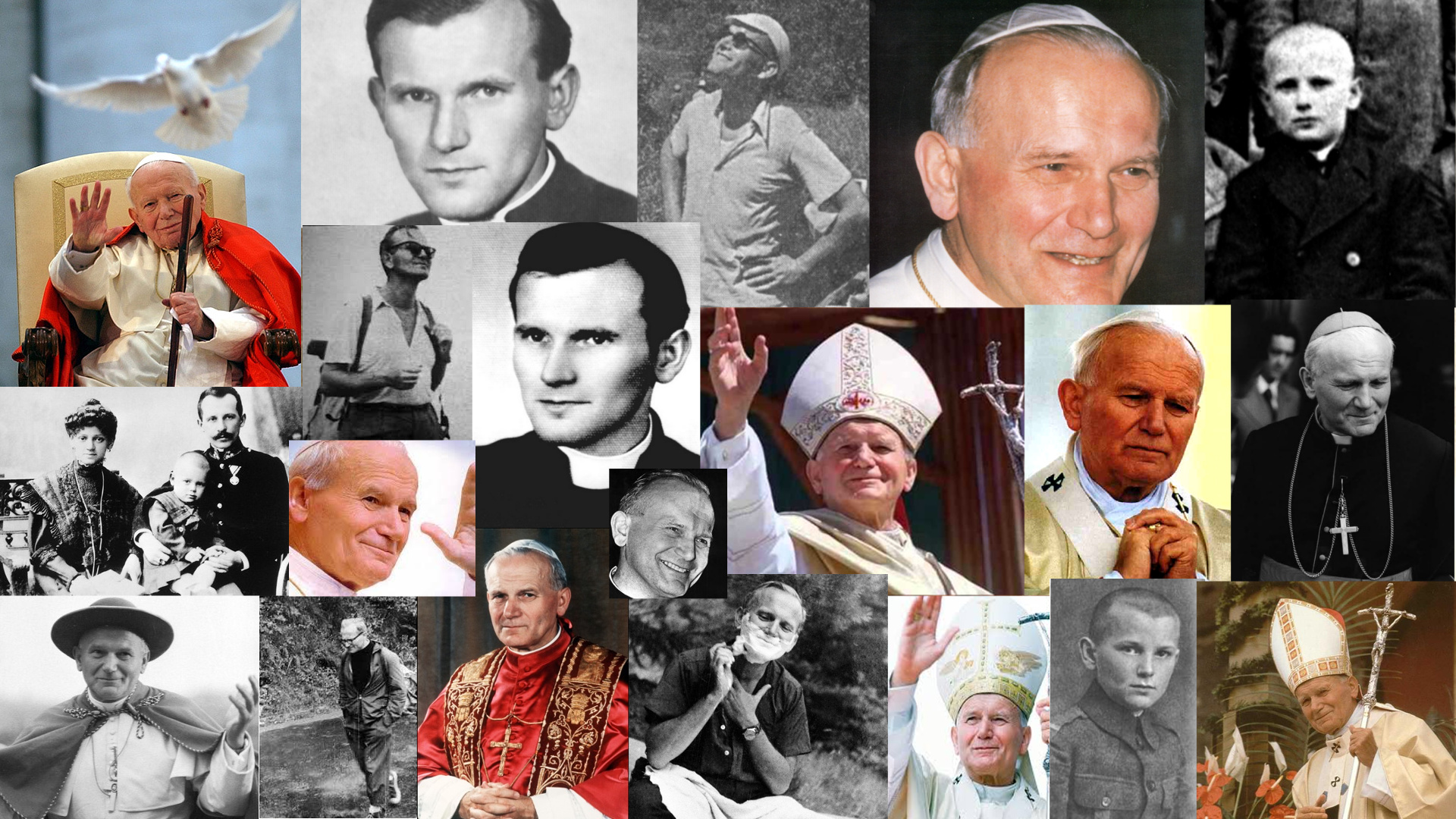 Miks zdjęć Karola Wojtyły